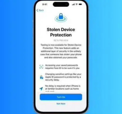 文殊镇苹果授权维修店分享被盗设备保护功能开启方法 