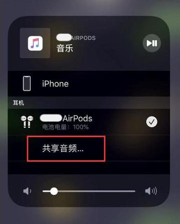 文殊镇苹果14音频维修点分享iPhone14音频共享设置方法 