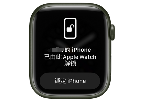 文殊镇苹果手机维修分享用 AppleWatch 解锁配备面容 ID 的 iPhone方法 